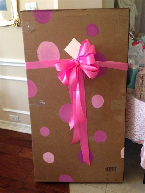 huge box gift wrapping ideas.